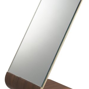 Stolní zrcátko YAMAZAKI Rin 6737. v.23cm, tmavé